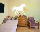 Décalcomanies murales pour chevaux avec nom personnalisé Décalcomanies murales pour chevaux avec nom personnalisé